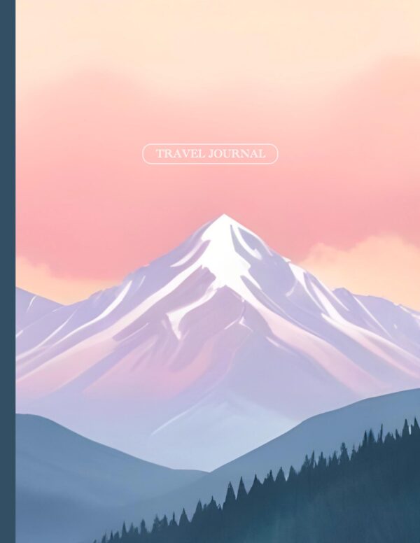 Pastel Peaks Travel Journal