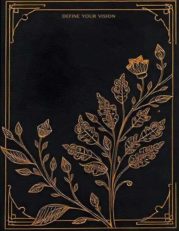 Gilded Leaves Ornate Goal Planner