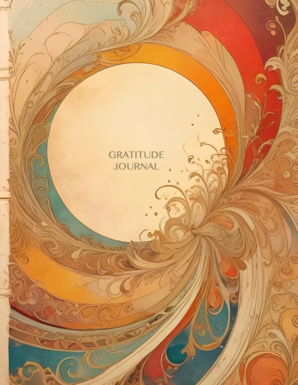 Vintage Paisley Gratitude Journal