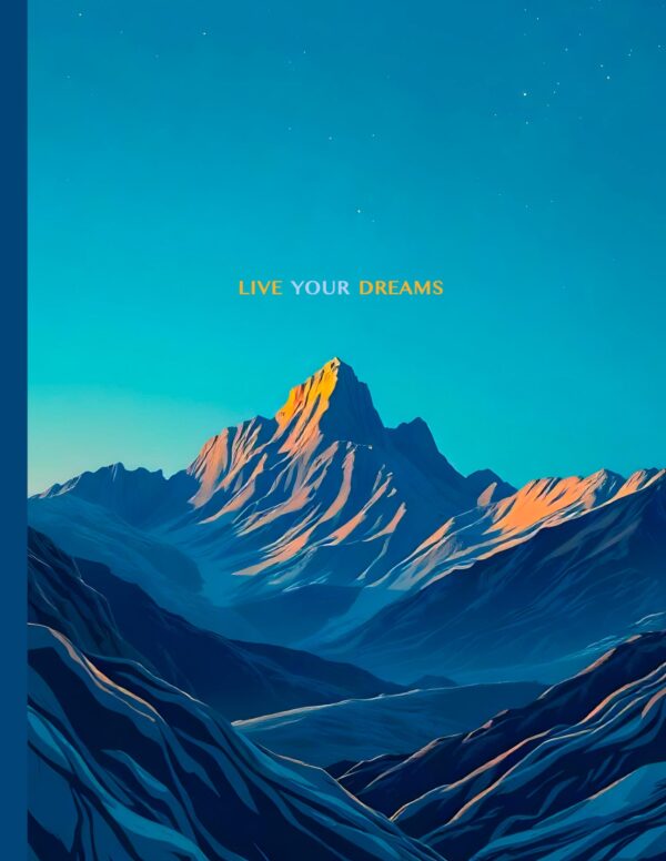 Clear Morning Mountain Bucket List Journal