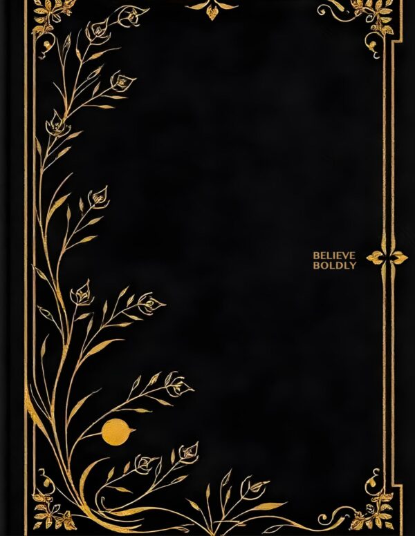 Gilded Leaves Simple Daily Affirmation Journal