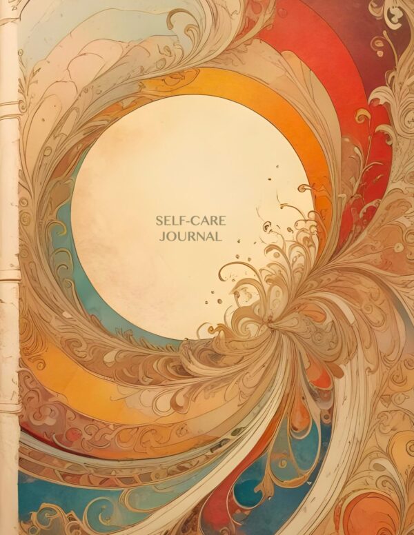 Vintage Paisley Self-Care Journal
