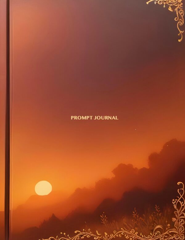 Golden Hour Reflections Creative Writing Prompt Journal