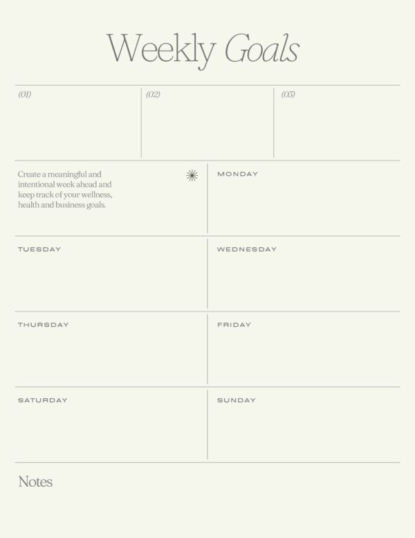 Bird and Butterfly Goal Planner - Image 3