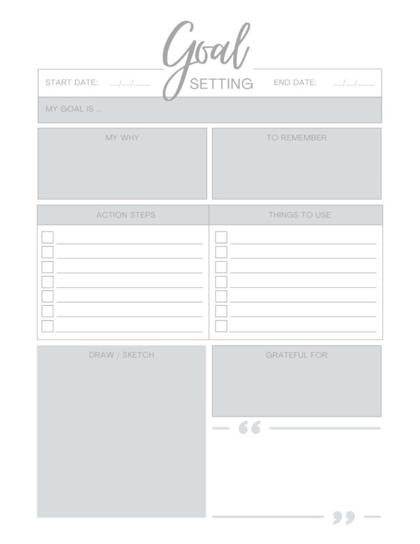 Bird and Butterfly Goal Planner - Image 7
