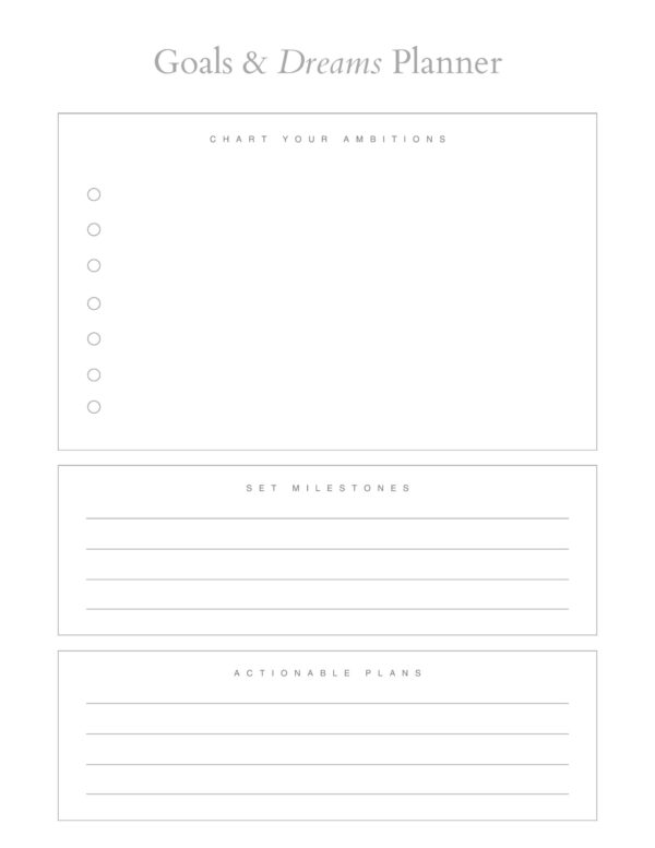 Bird and Butterfly Goal Planner - Image 8