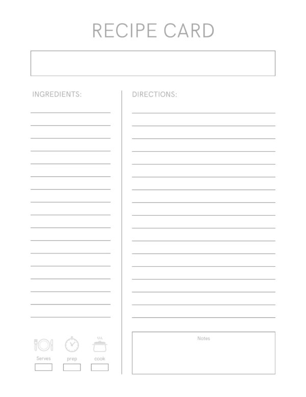 Ingredients Recipe Collection Book - Image 2