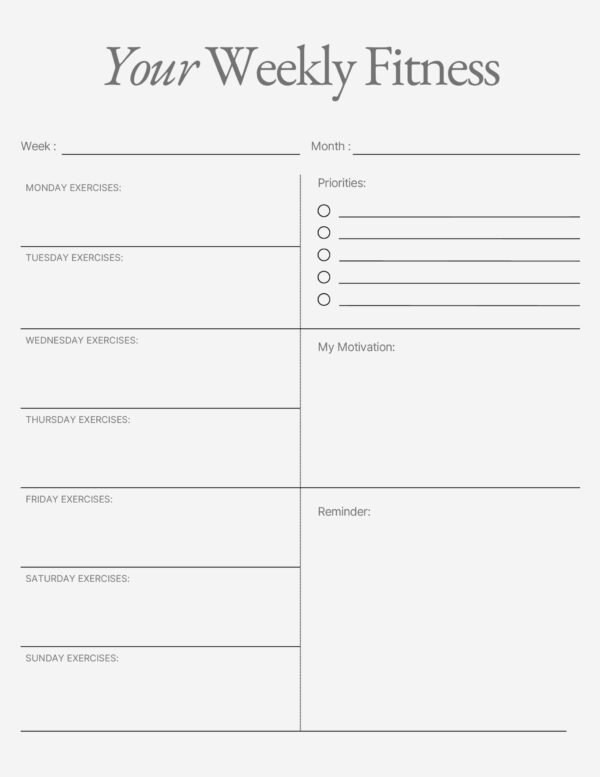 Seize the Day Fitness Planner - Image 4