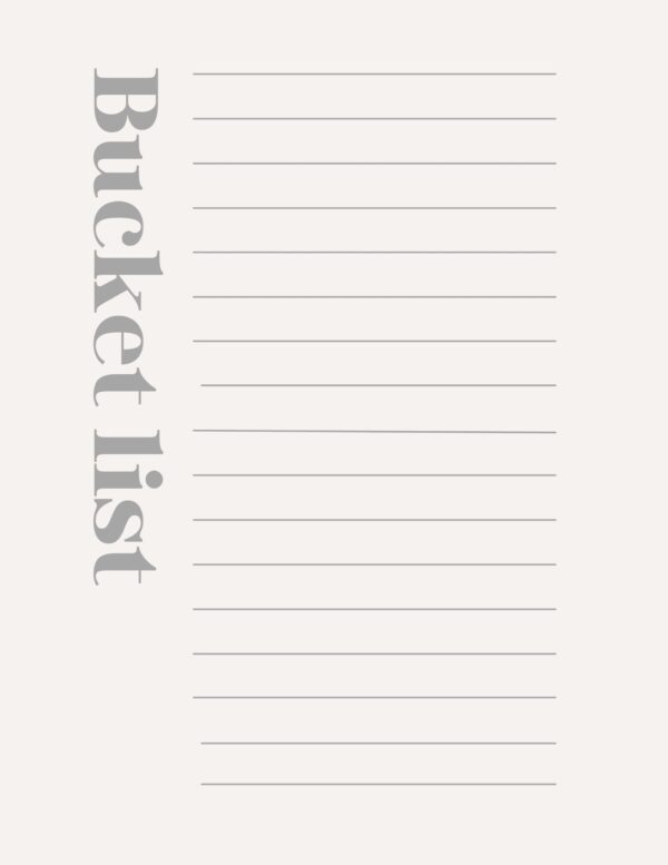 Opalescent and Gold Bucket Litst Journal - Image 5