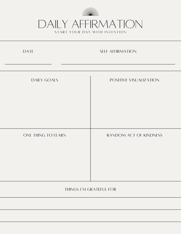 Botanical Balance Daily Affirmation Journal - Image 2