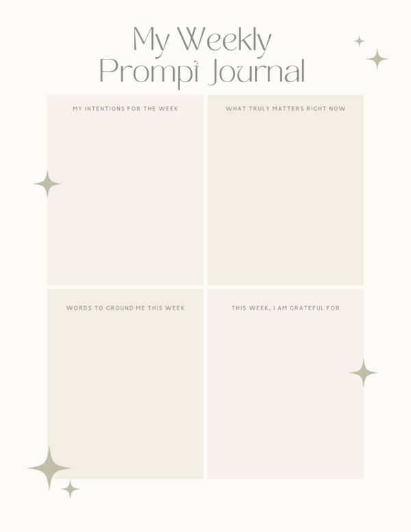 Swirl of Thoughts Creative Writing Prompt Journal - Image 5