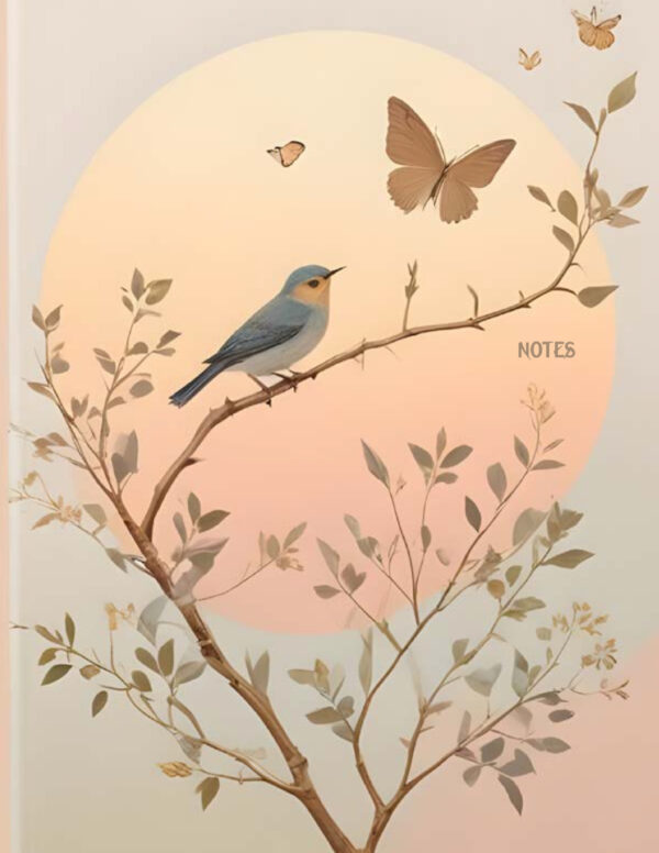 Bird and Butterfly Notebook