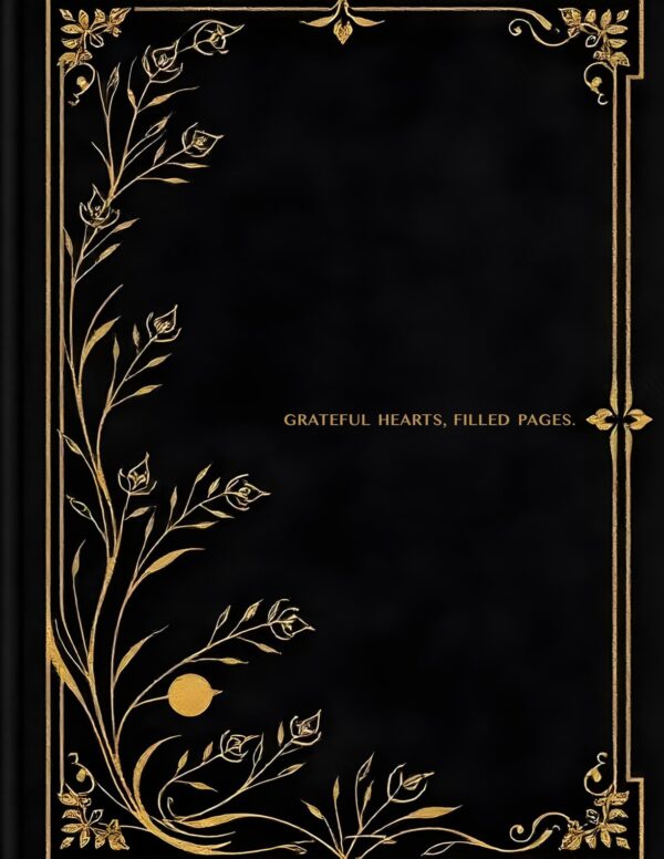 Gilded Leaves Simple Gratitude Journal