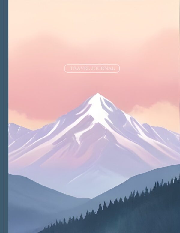 Pastel Peaks Travel Journal